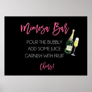 Affiches Panneau de la barre Mimosa