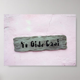 Affiches Panneau de la prison Ye Olde, Green Turtle Cay, Ba