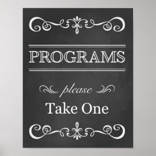 Affiches Panneau de mariage – Panneau de programme de maria