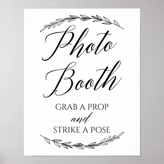 Affiches Panneau de mariage – Photobooth Panneau de mariage (Devant)