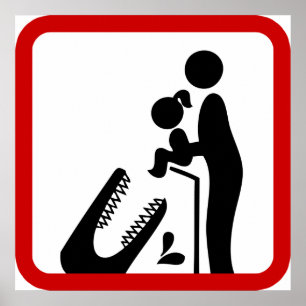 Affiches Panneau de signalisation pour zoo 'Ne nourrissez p