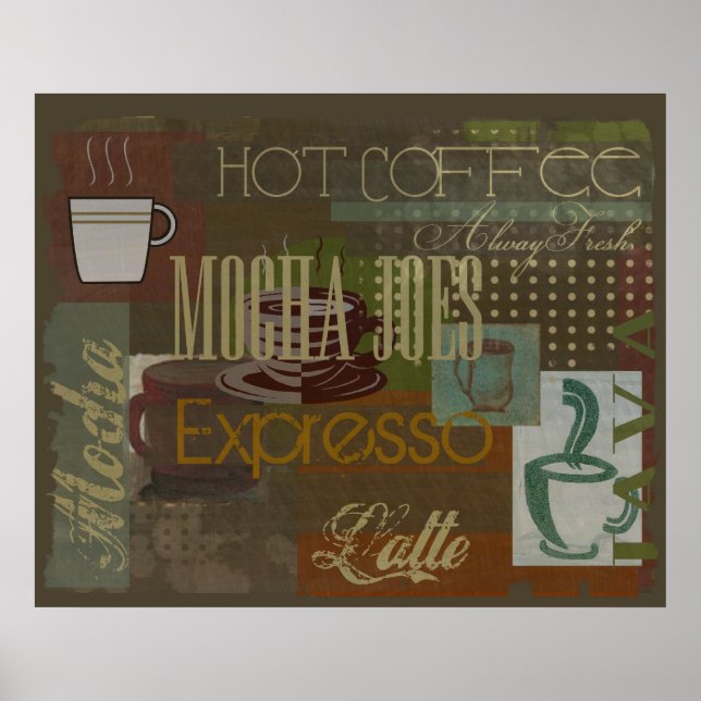 Affiches Panneau du café Mocha Joes (Devant)