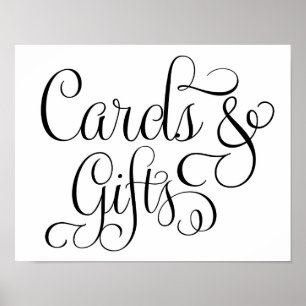 Affiches Panneau Mariage Cartes et Cadeaux