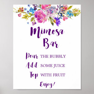 Affiches Panneau Plum violet Jardin Mimosa