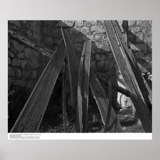 Affiches Panneaux de toit tombés près de Old Kilns, 1963