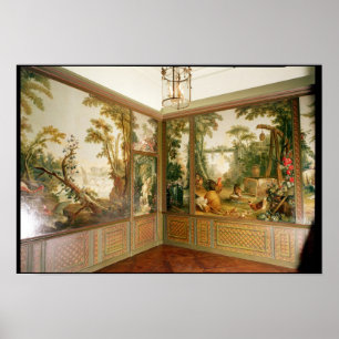 Affiches Panneaux muraux peints dans le Salon de Gille