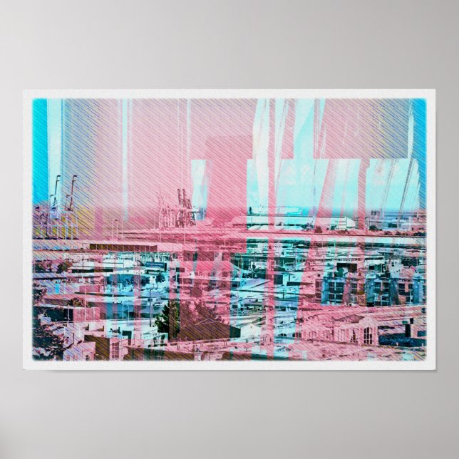 Affiches Panorama de chiens à San Francisco (Devant)