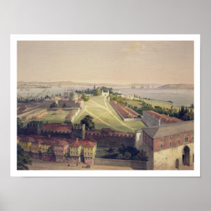 Affiches Panorama de Constantinople, plaque 22 de 'Aya Sof
