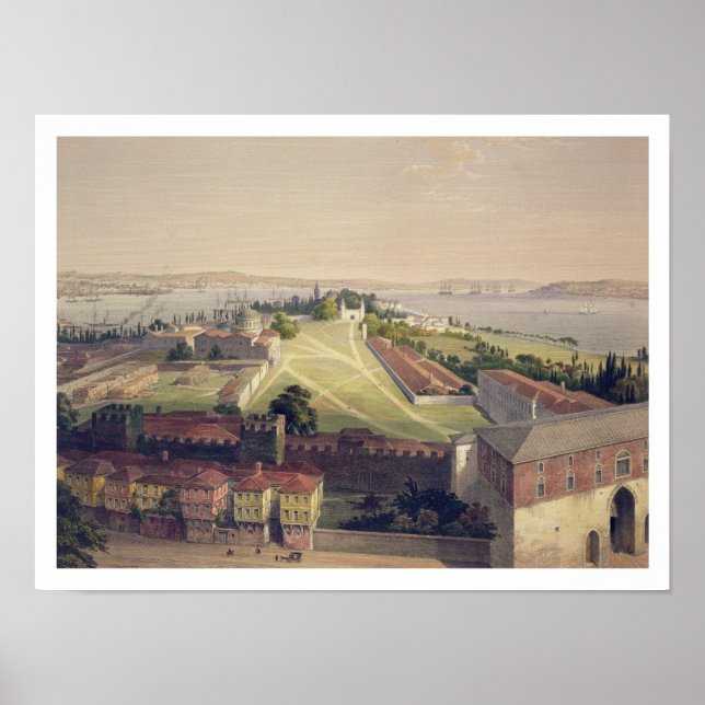 Affiches Panorama de Constantinople, plaque 22 de 'Aya Sof (Devant)