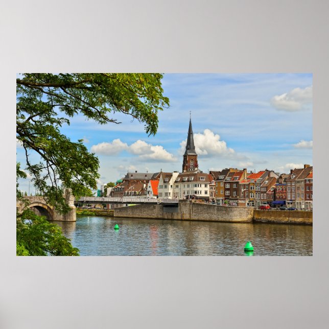 Affiches Panorama de Maastricht, Pays-Bas (Devant)