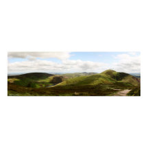 Panorama de Pentland Hills à Edimbourg, Ecosse