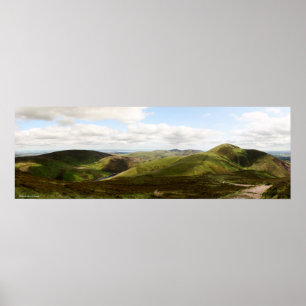Affiches Panorama de Pentland Hills à Edimbourg, Ecosse