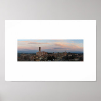 Affiches panorama de pérugia (découpé)