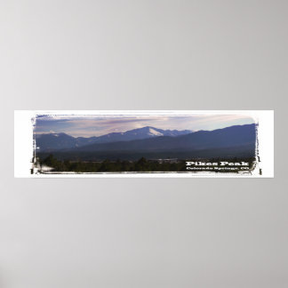 Affiches Panorama de Pikes Peak