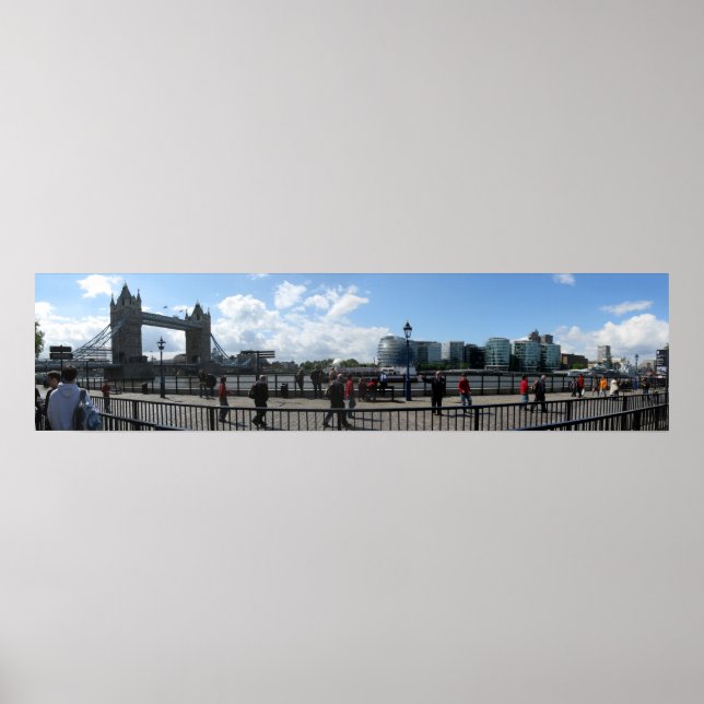 Affiches Panorama du pont de la tour de Londres (Devant)