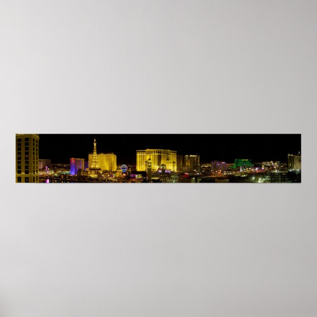 Affiches Panorama Las Vegas Strip (Devant)