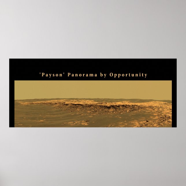 Affiches Panorama Mars 'Payson' par opportunité (Devant)
