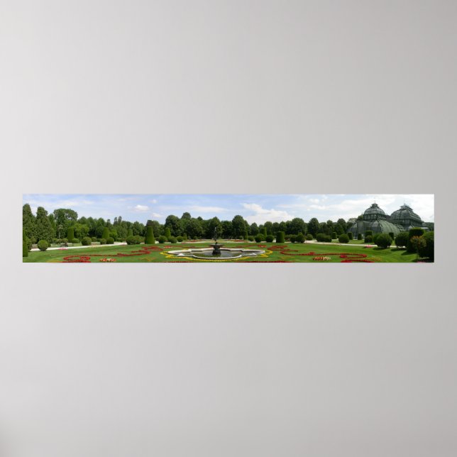 Affiches Panorama Palmenhaus Dans Le Parc De Schönbrunn (Devant)