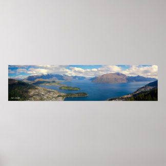 Affiches Panorama Queenstown