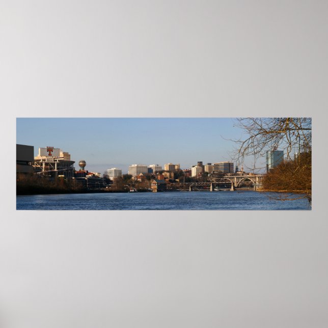Affiches Panoramique de la rivière Knoxville (Devant)