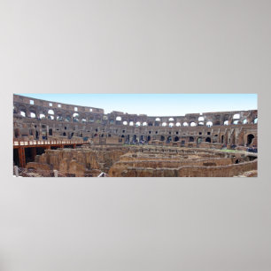 Affiches Panoramique du Colisée à Rome, Italie