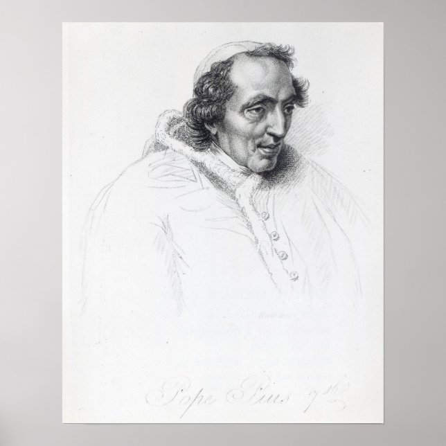 Affiches Pape Pie VII (Devant)