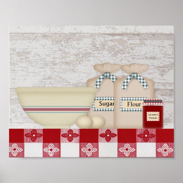 Affiches Papier de cuisine de grand-mère (Devant)