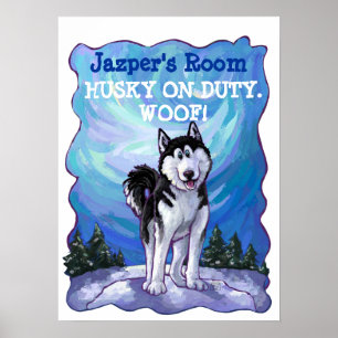 Affiches Papier Husky