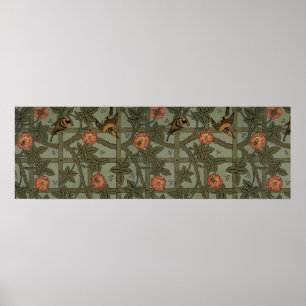 Affiches Papier peint en treillis de William Morris