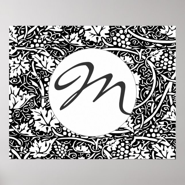 Affiches Papier peint Motif William Morris Grape (Devant)