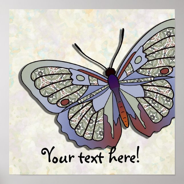 Affiches Papillon - 34 (Devant)