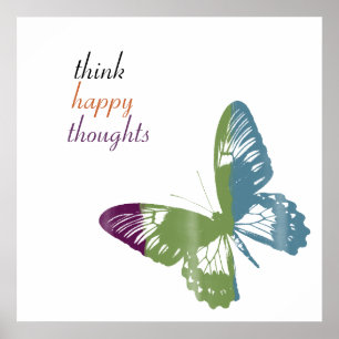 Affiches Papillon aquarelle