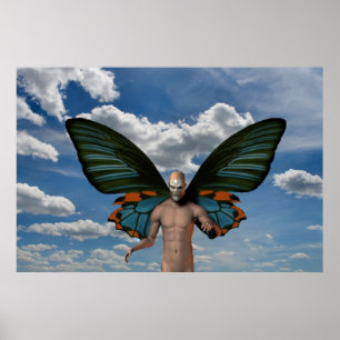 Affiches Papillon crânien