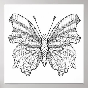 Affiches Papillon de style 6