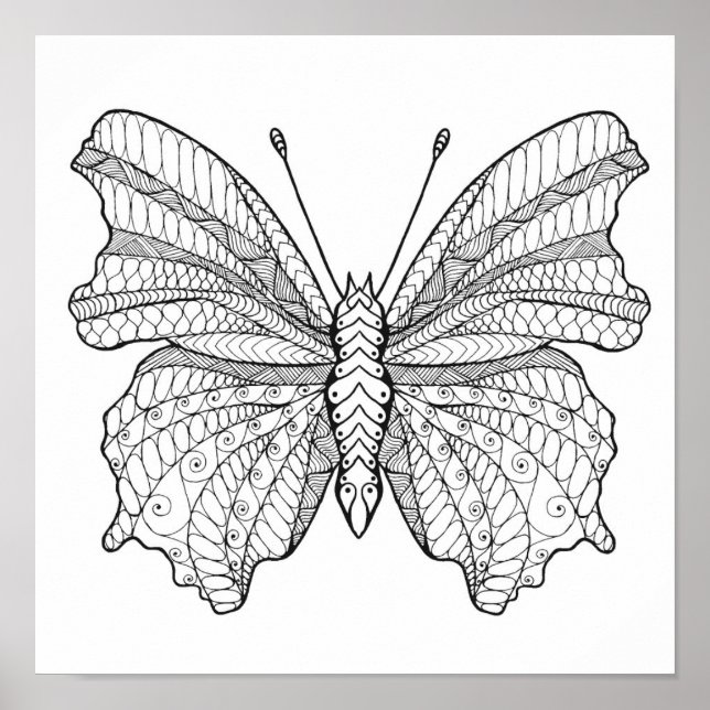 Affiches Papillon de style 6 (Devant)