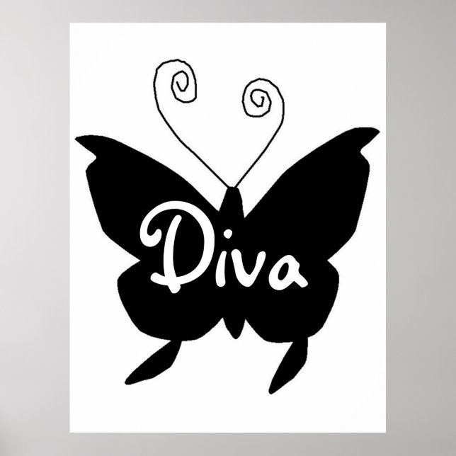 Affiches Papillon Diva (Devant)