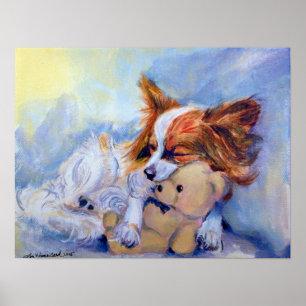 Affiches Papillon Dog
