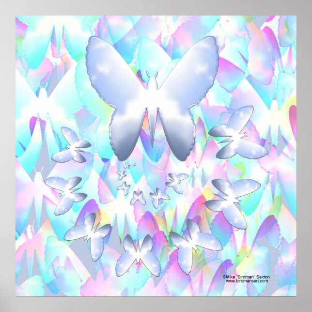 Affiches Papillon Sky (Devant)