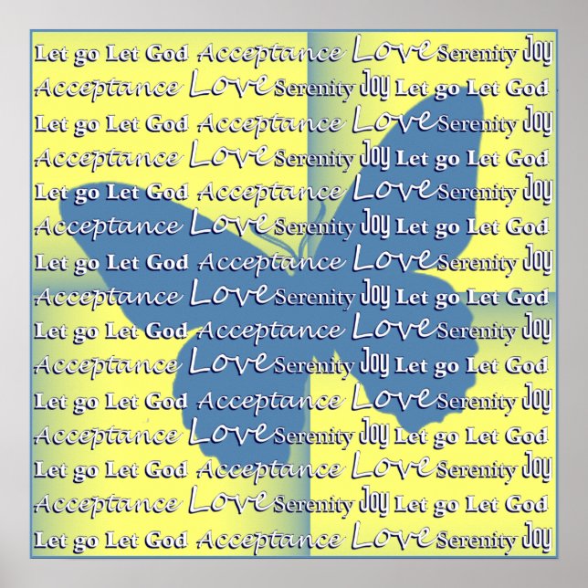 Affiches Papillon Slogan (Devant)