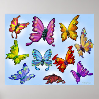 Affiches Papillons