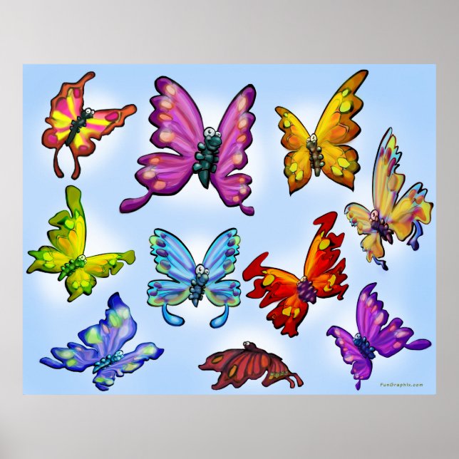 Affiches Papillons (Devant)