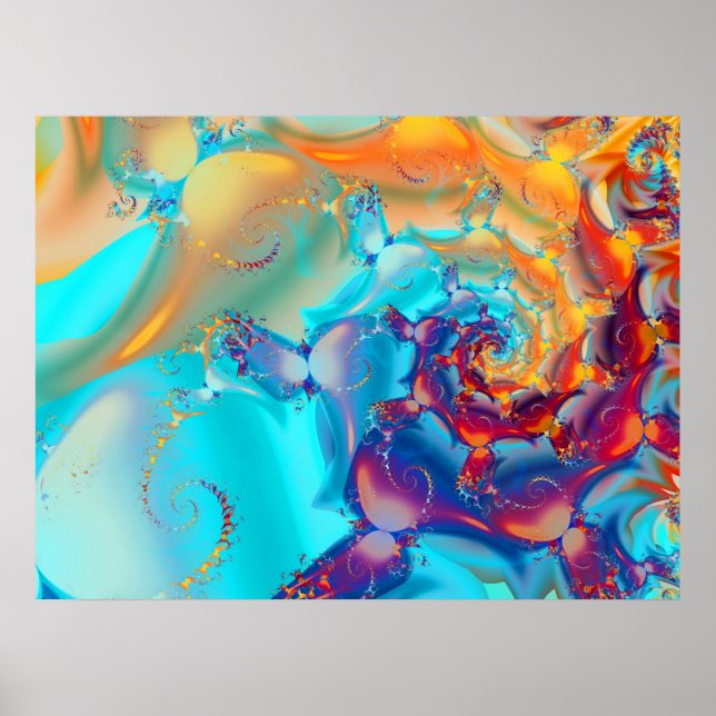 Affiches Papillons d'aquarelle (Devant)