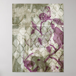 Affiches Papillons d'arabesque IV