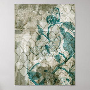 Affiches Papillons d'arabesque VI