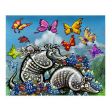 Papillons Fleur sauvage Armadillos