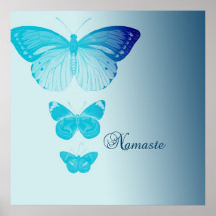 Affiches Papillons Namaste