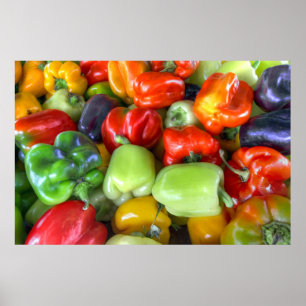 Affiches Paprikas Colorés