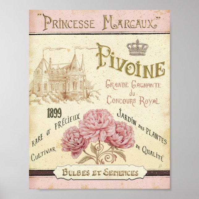 Affiches Paquet de semences florales (Devant)