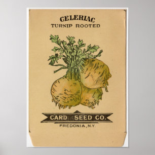 Affiches Paquets vintages de graine