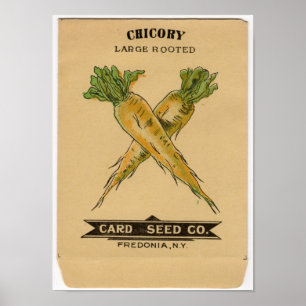 Affiches Paquets vintages de graine